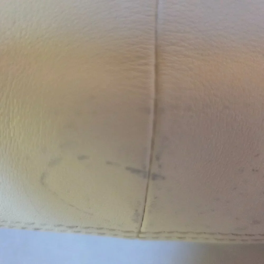 Coach Leather Purse | Cream & Brown Snake-Embossed Trim | Silver Hardware - Picture 13 of 13